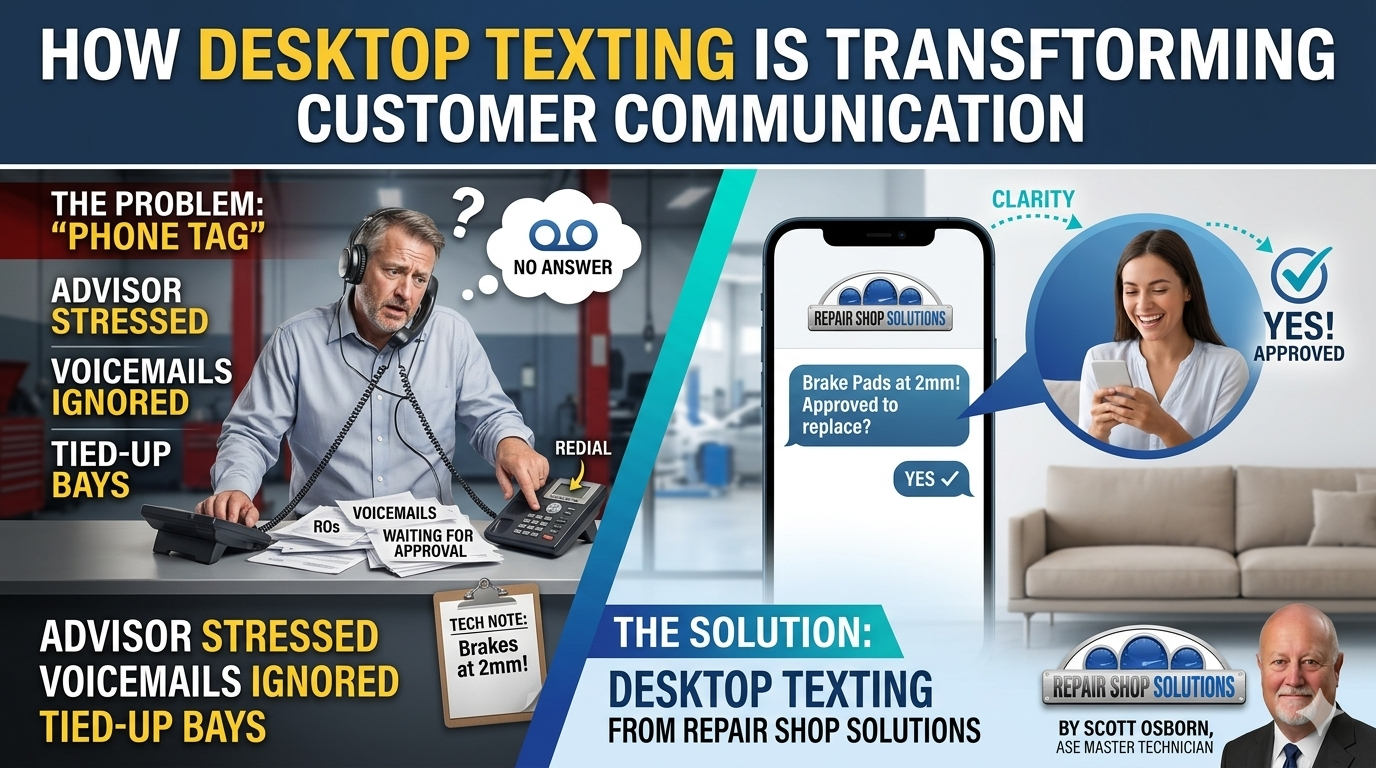 How Desktop Texting is Transforming Customer Communication in the Auto Repair Industry
